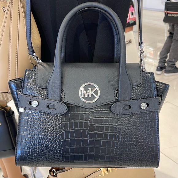 MICHAEL KORS
Carmen Medium Belted Flap Satchel Crocodile Leather
NWT - Picture 14 of 16